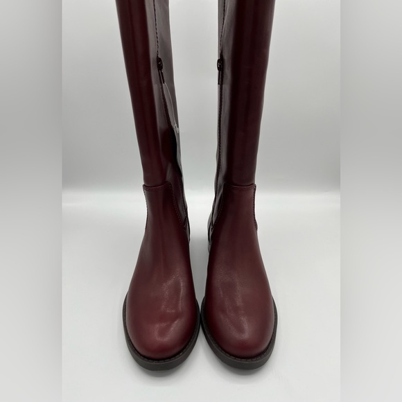 INC International Concepts Women's Merlot Fawne Riding Leather Boots - Picture 4 of 9